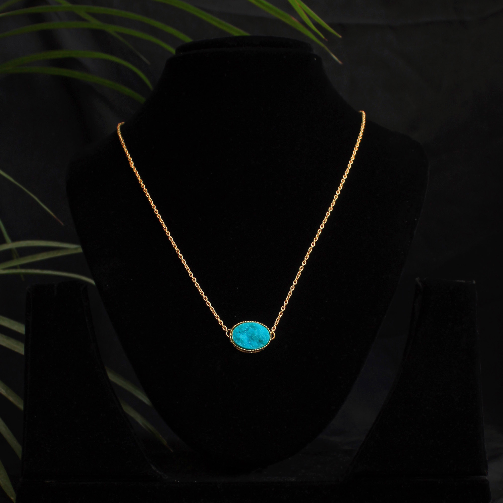 Druzy Stone Necklace