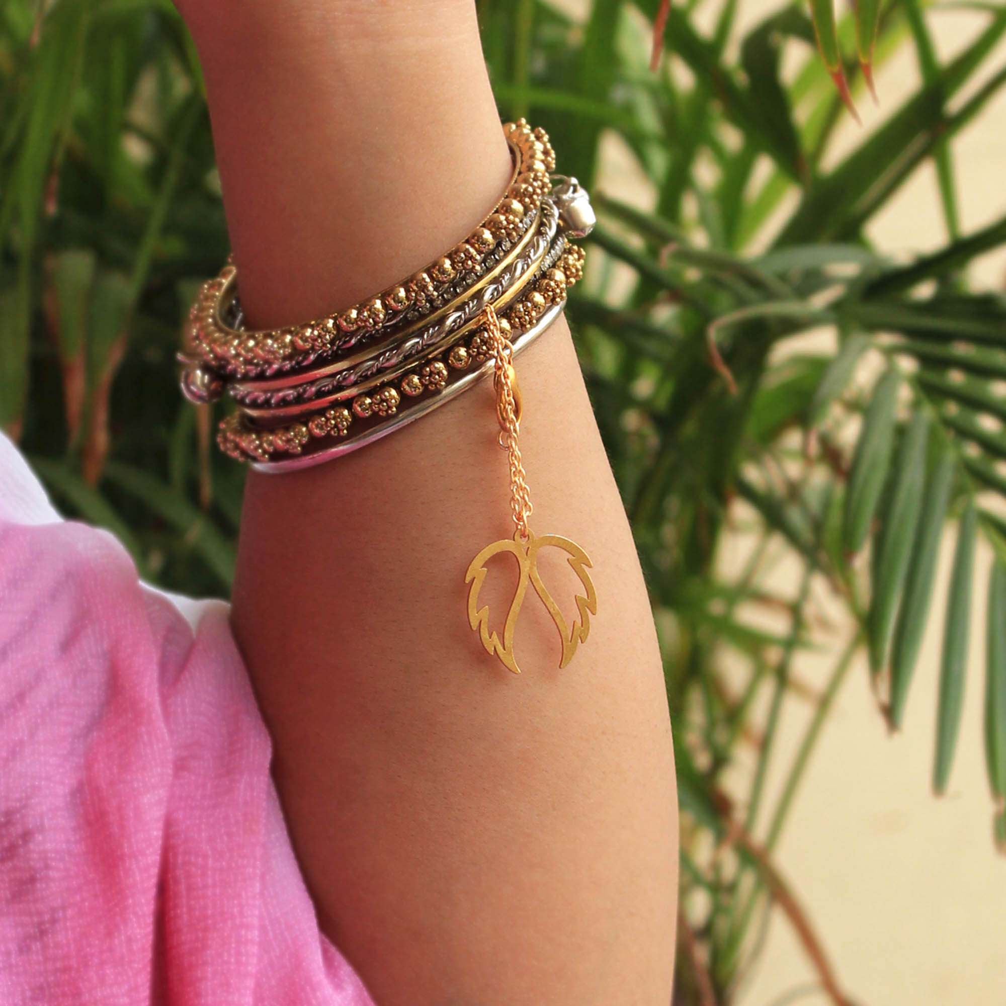 Angel Wings Watch Charm