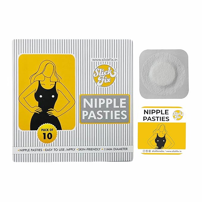 SlickFix Nipple Pasties(Regular)-pack of 10