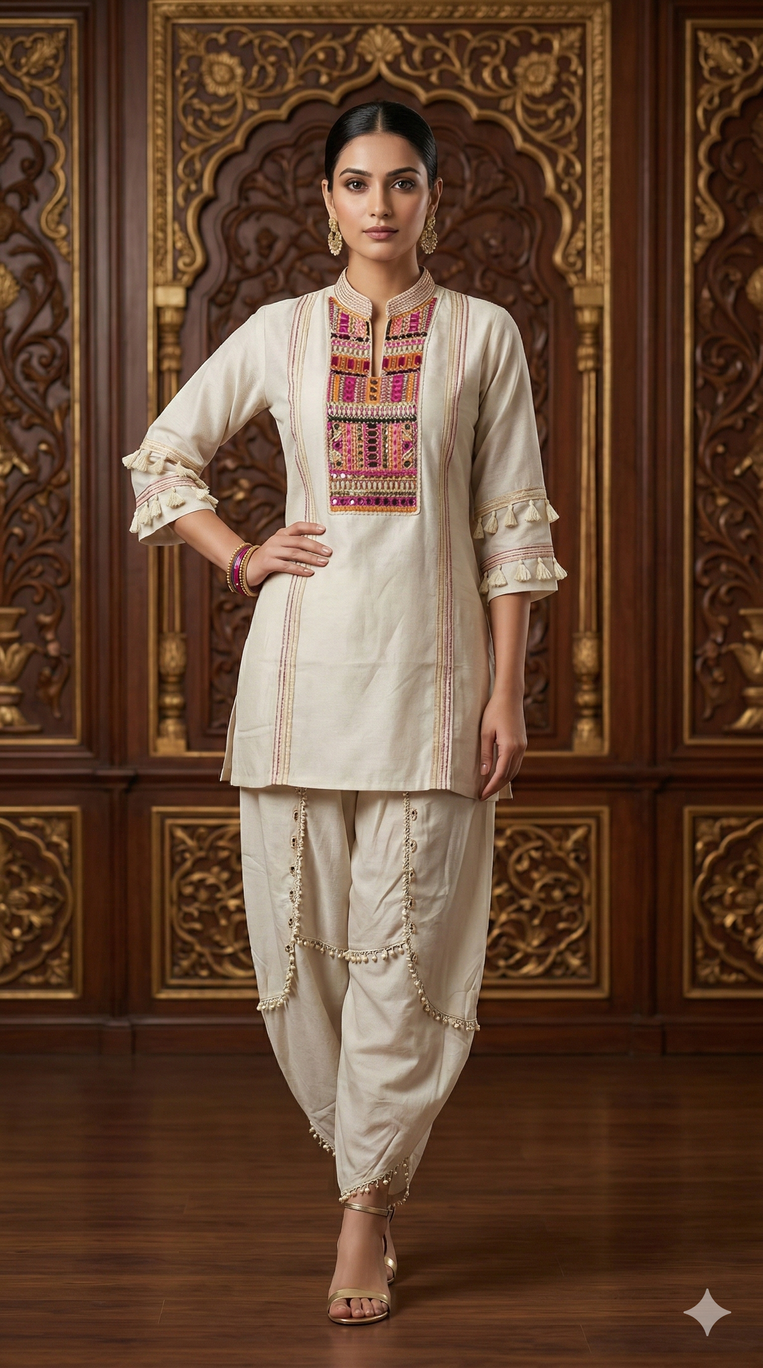 Stylish dhoti-style Co-Ord Set