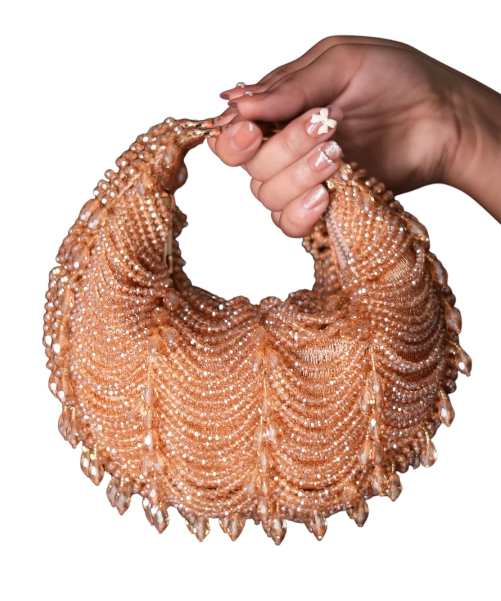 Liona Gold Hobo Bag