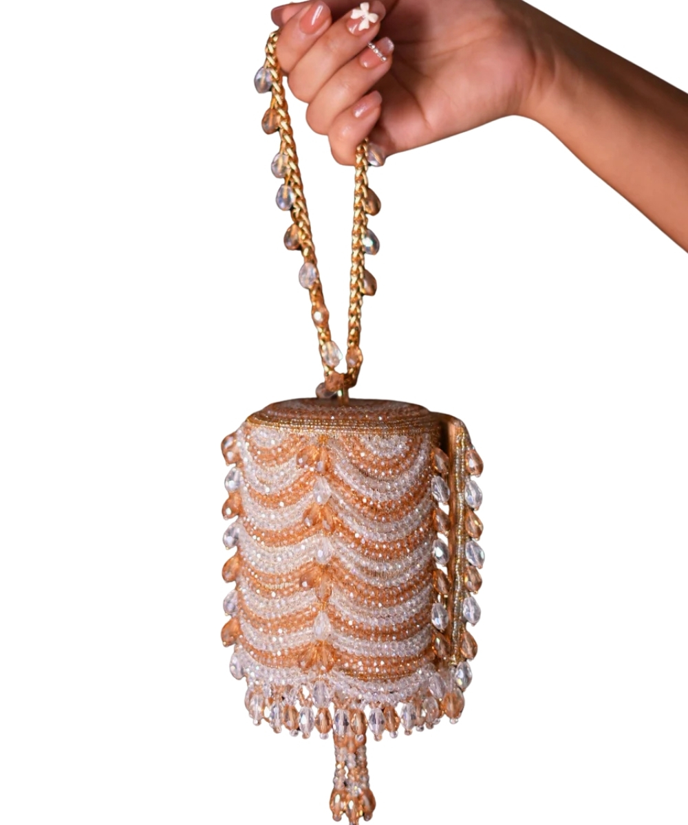 Eva Embellished Cylinder Bag