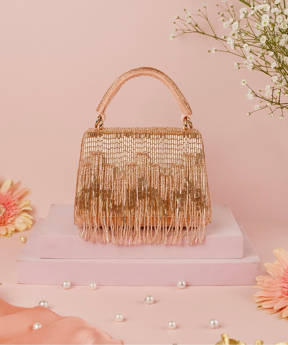 Bushra Suede Box Bag