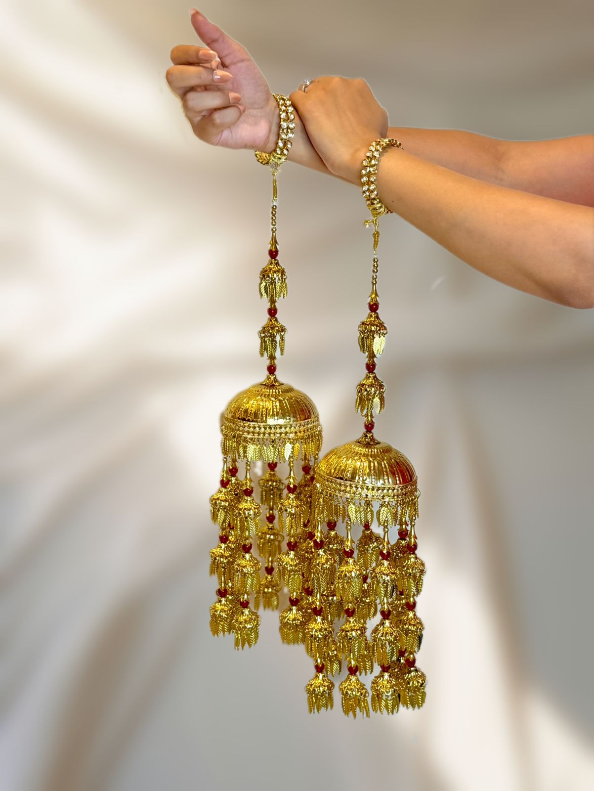 Traditional Dome-shaped Gold Kaleeras