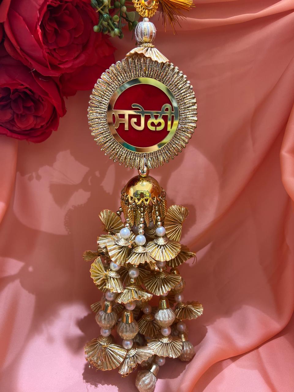 Saheli Parandi with Golden Embellishments