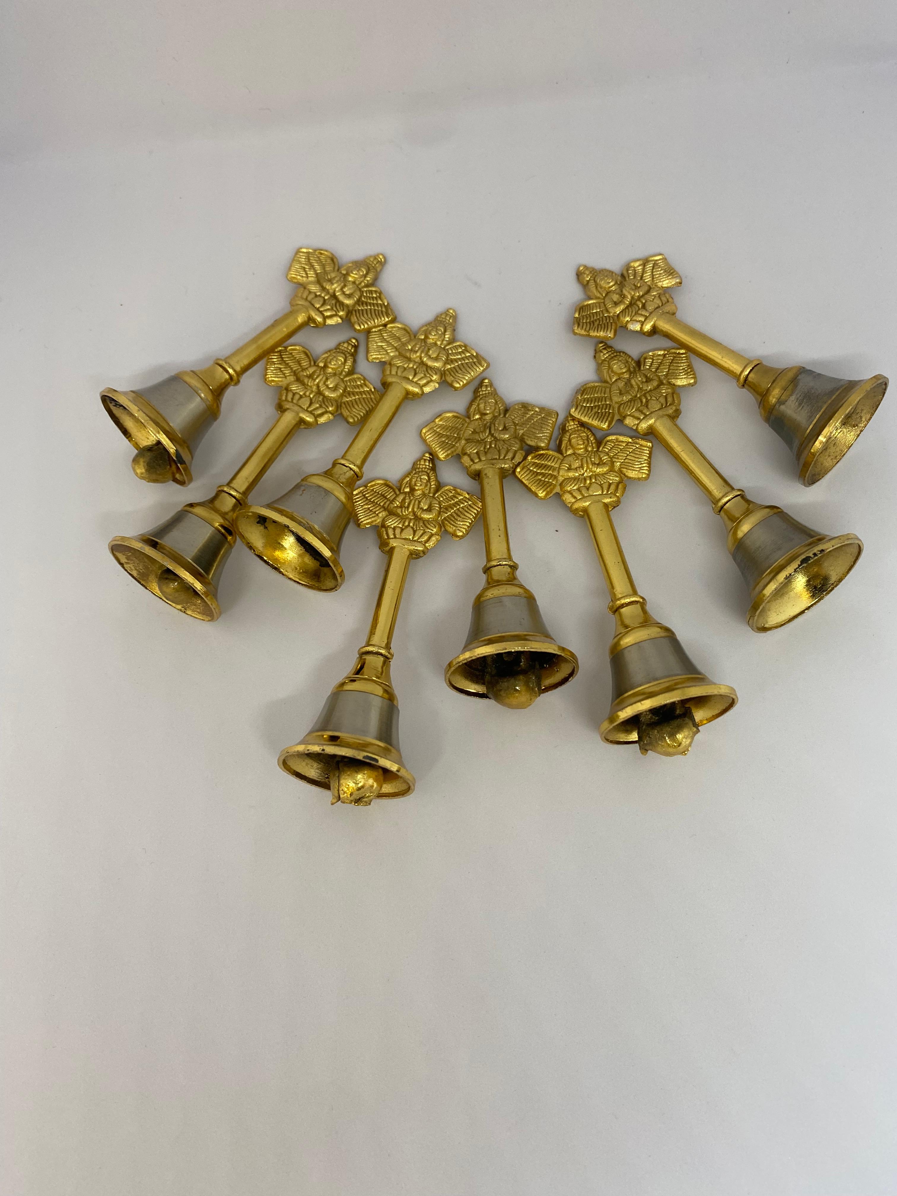 Handcrafted Brass Pooja Bell for Mandir