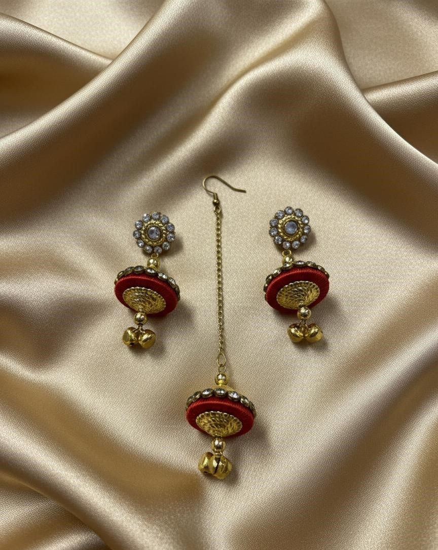 Marwari Earring Tikka Set