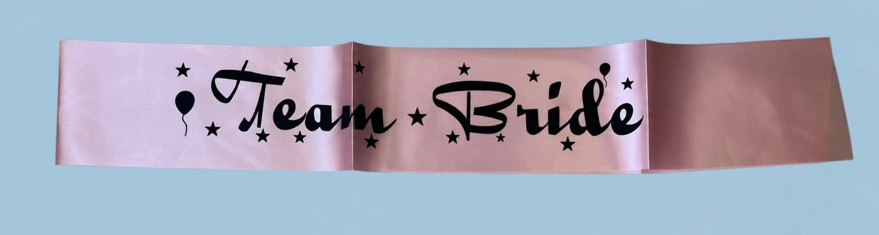 Team Bride Sash