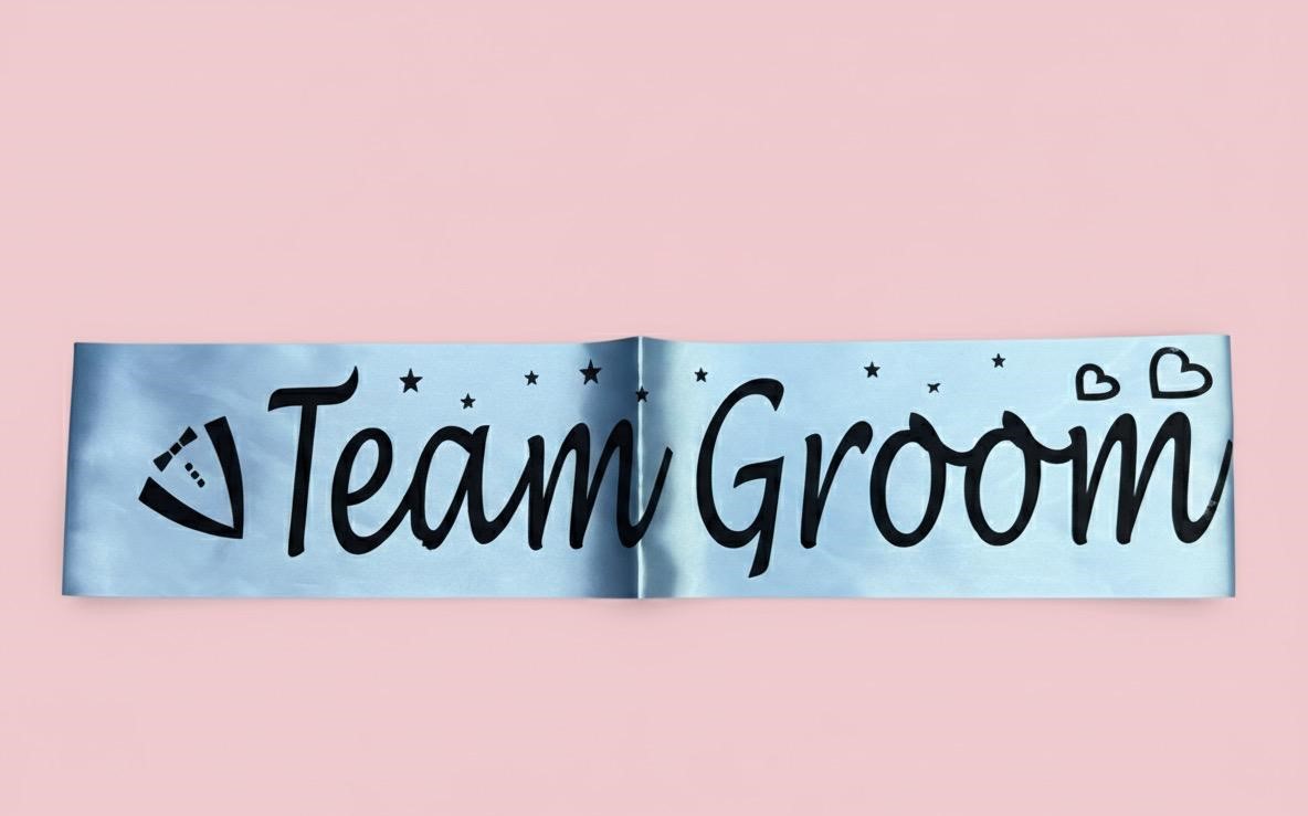 Team Groom Sash