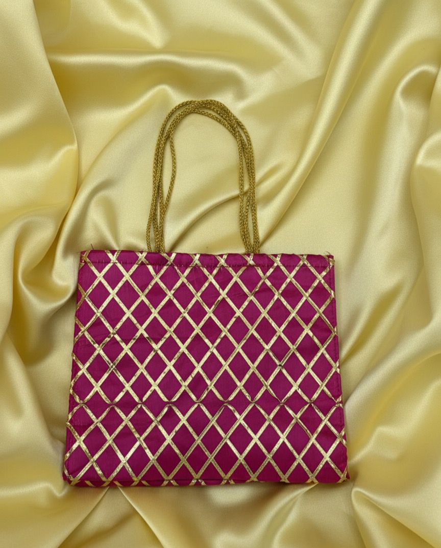 Royal Fuchsia Pink Gotta Check Bag