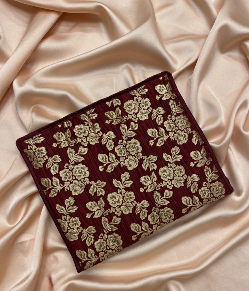 Royal Maroon Saree Cover