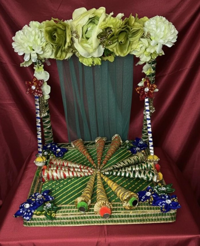 Floral Bloom Mehendi Platter