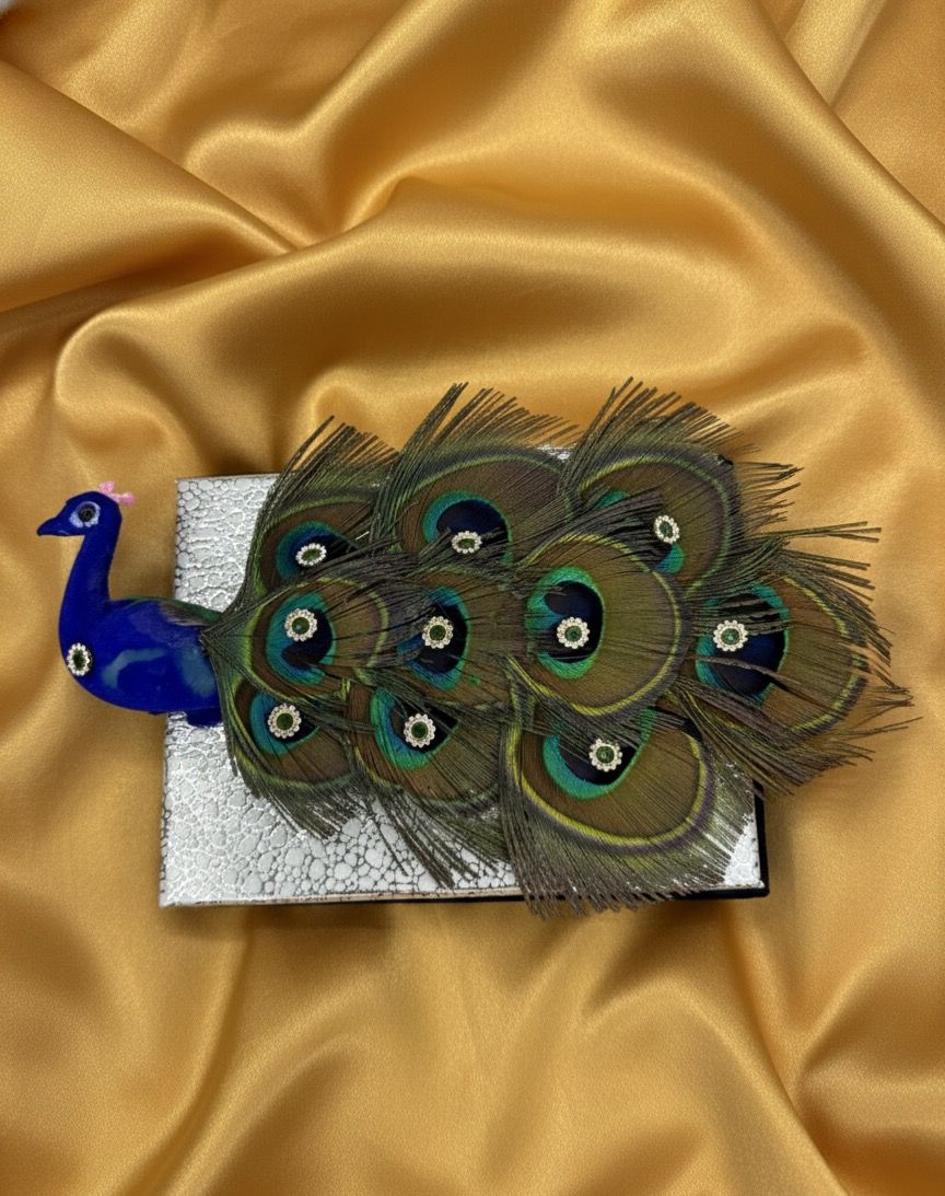 Festive Peacock Coin Case