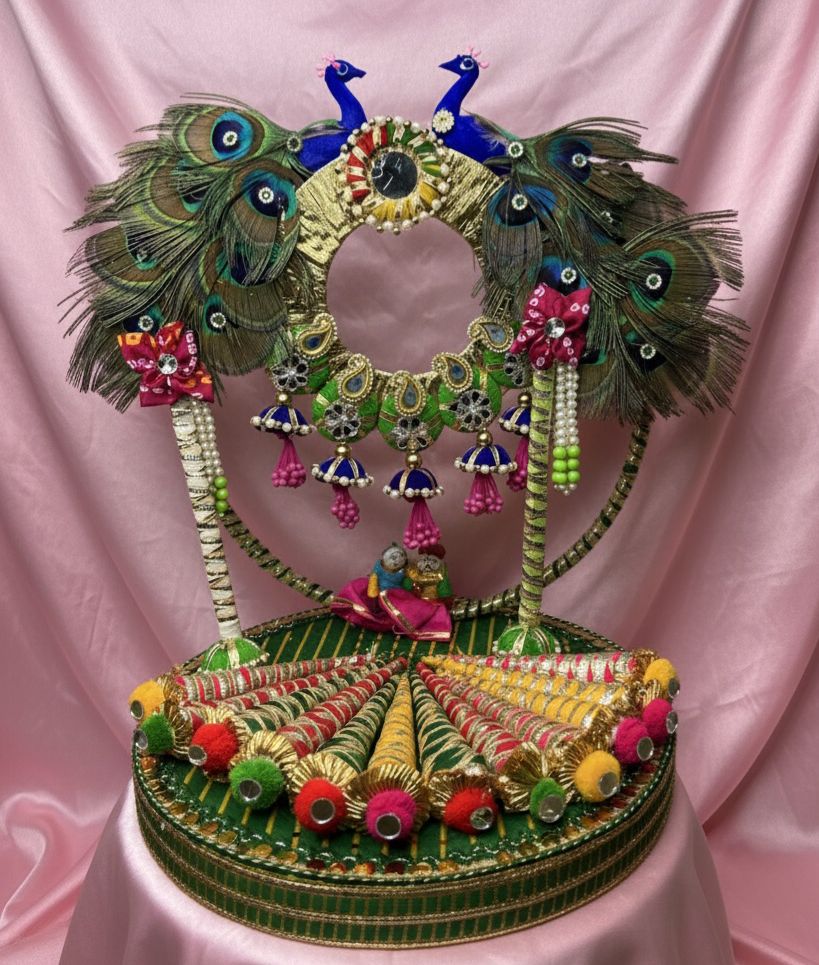 Peacock Glam Mehendi Platter