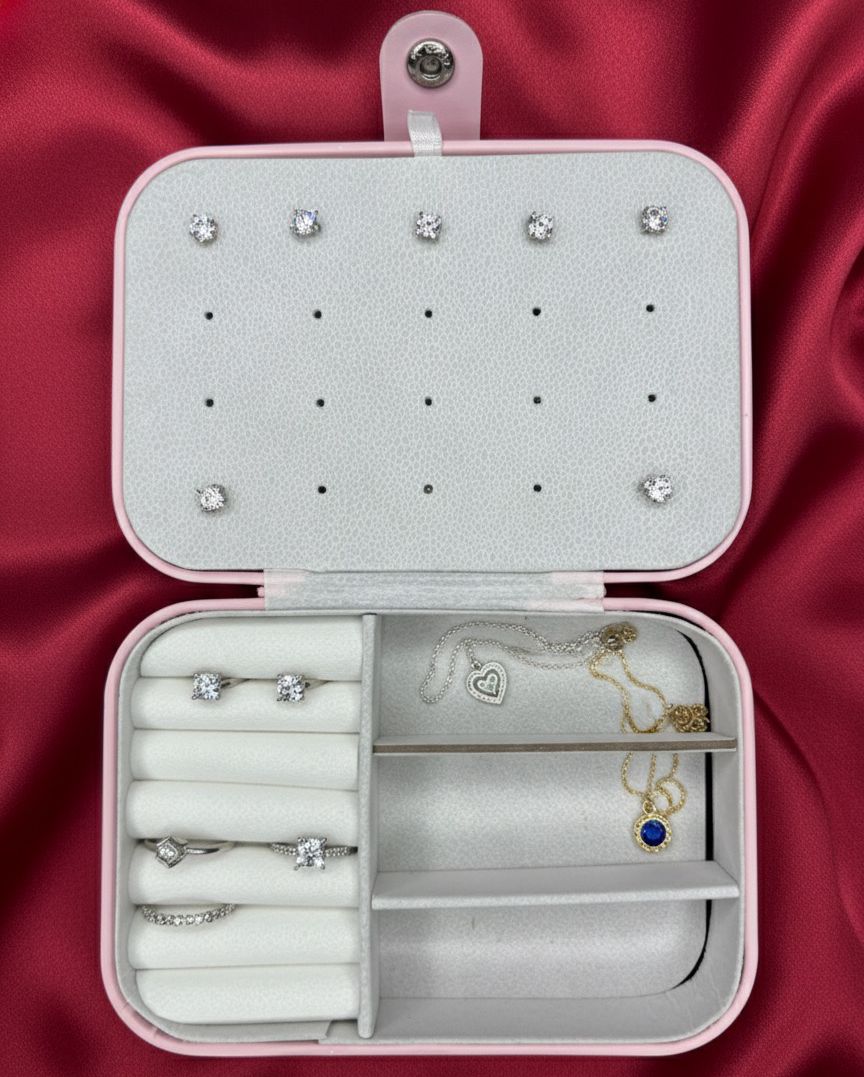 Big Baby Pink Jewellery Box