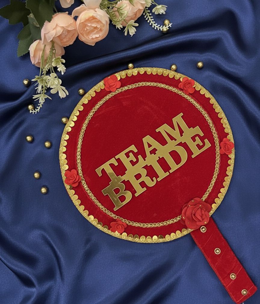 Team Bride Velvet Welcome Prop